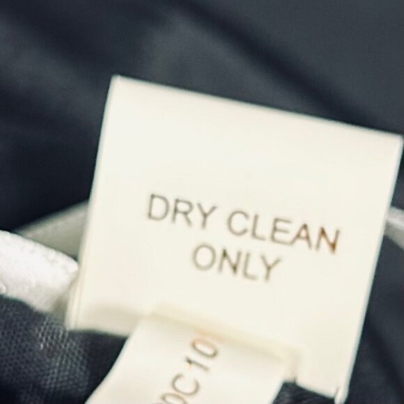 Marchesa Notte Black Metallic Taffeta Bubble Evening Dress Size 0 Shimmer Formal - Picture 11 of 11